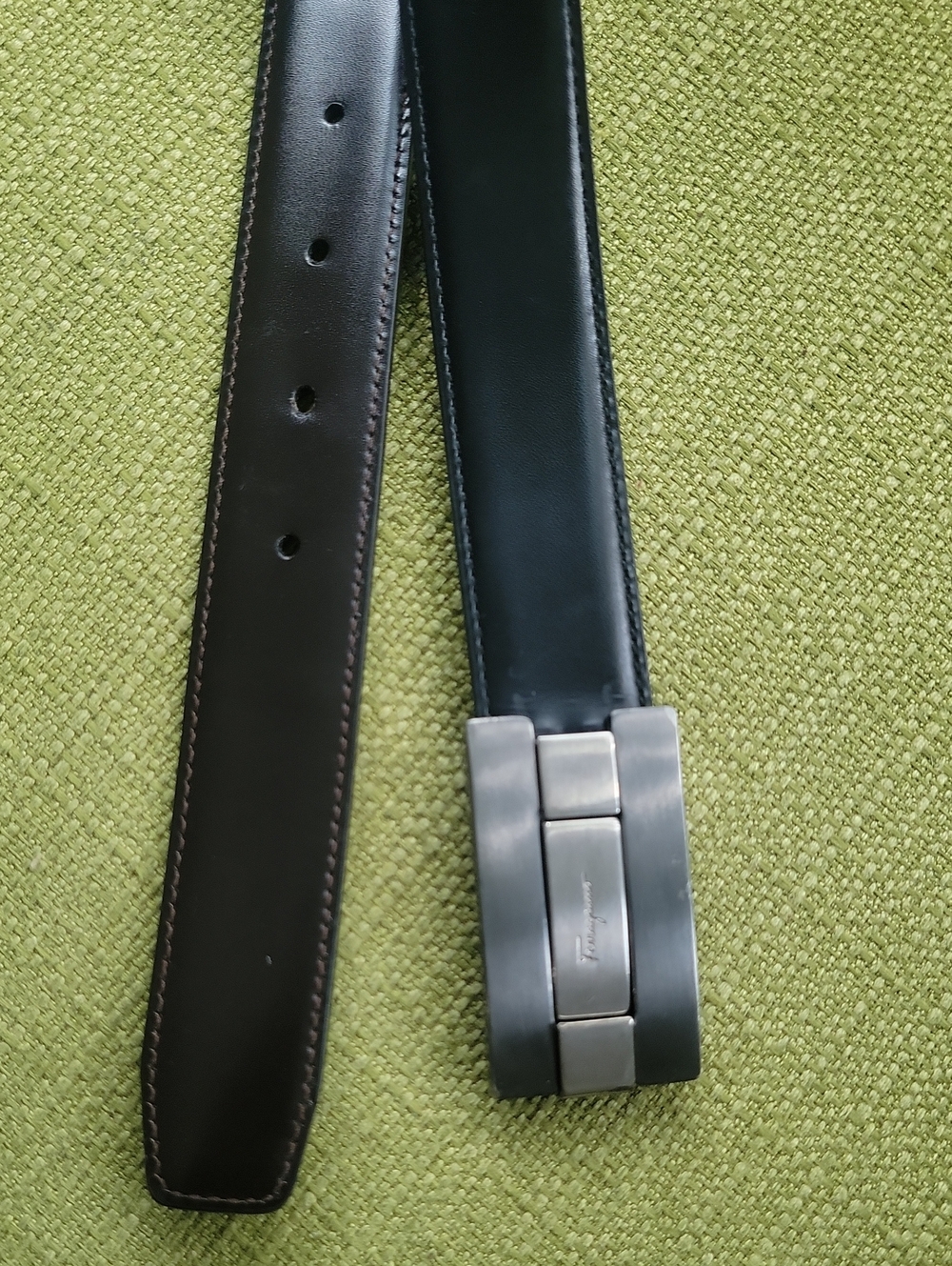 Ferragamo Leather Reversible Belt